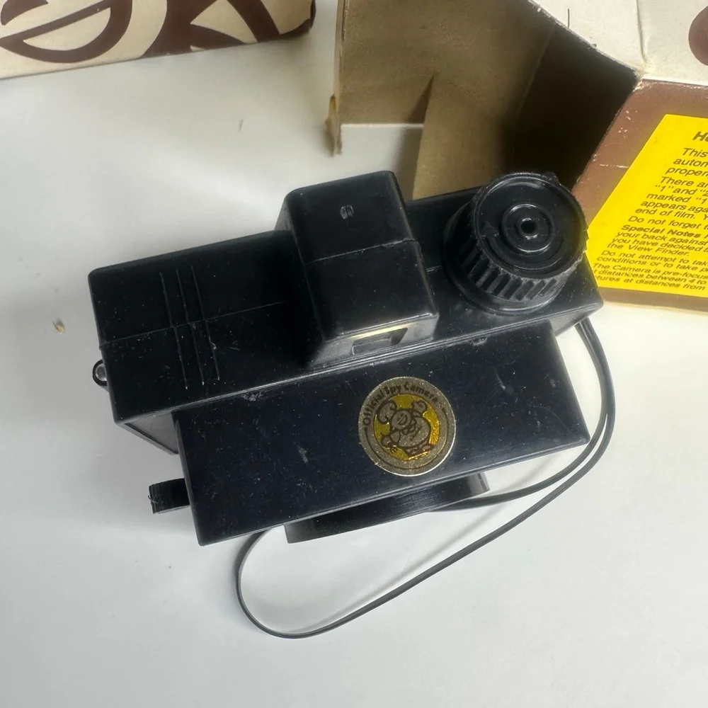 Vintage Set of 5 Churchie's Official Spy Camera Toys With Original Boxes